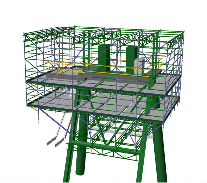 3d scaffold drawing by SRG Global